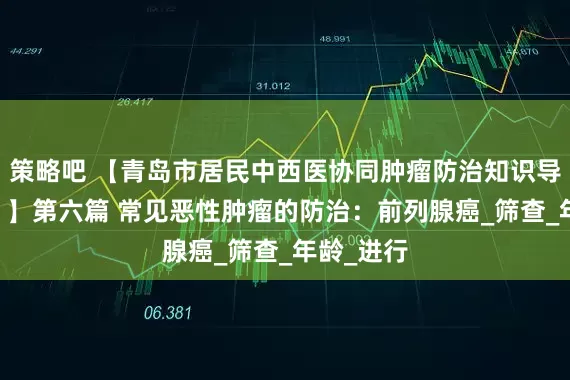 策略吧 【青岛市居民中西医协同肿瘤防治知识导读（32）】第六篇 常见恶性肿瘤的防治：前列腺癌_筛查_年龄_进行